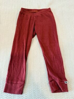 Tea Collection Deep Red Girls' Leggings